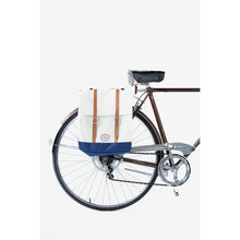 Load image into Gallery viewer, Richmond | Convertible Pannier Backpack (Ivory/Navy)