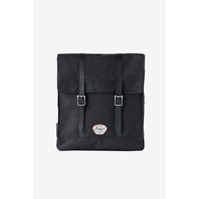 Load image into Gallery viewer, Bailey Co Richmond Convertible Pannier Backpack in Black front
